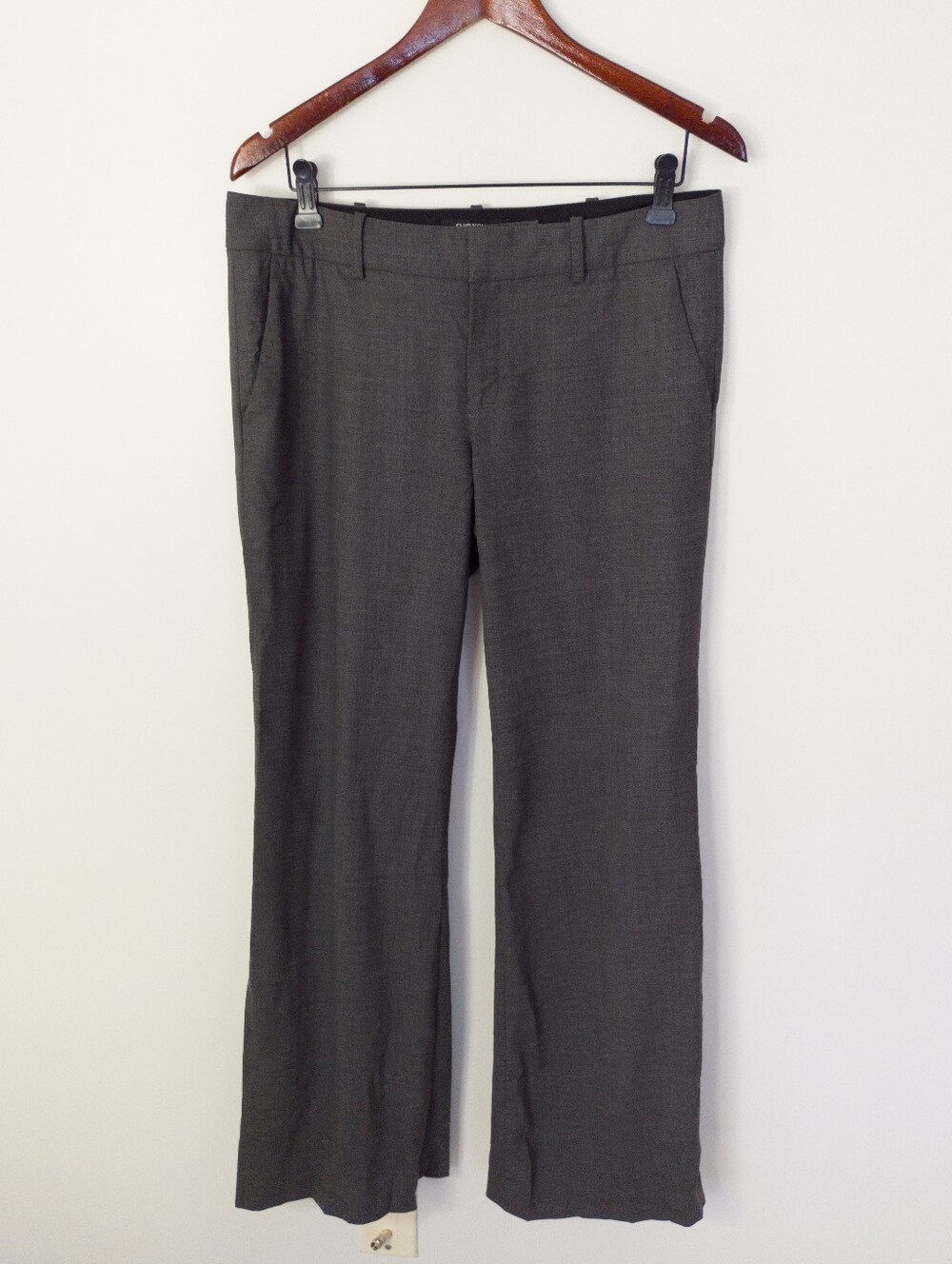 Club Monaco Tailored Wool Blend Dress Pants Wide  Leg Size 8